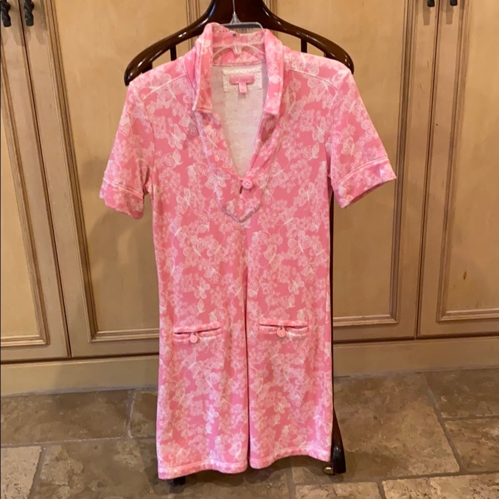 Lily Pulitzer house dress S made of thin terry....
